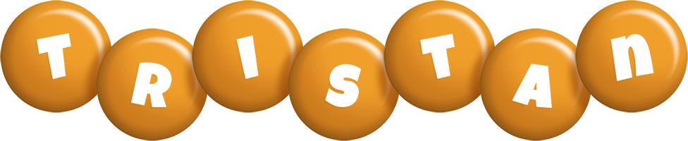Tristan candy-orange logo