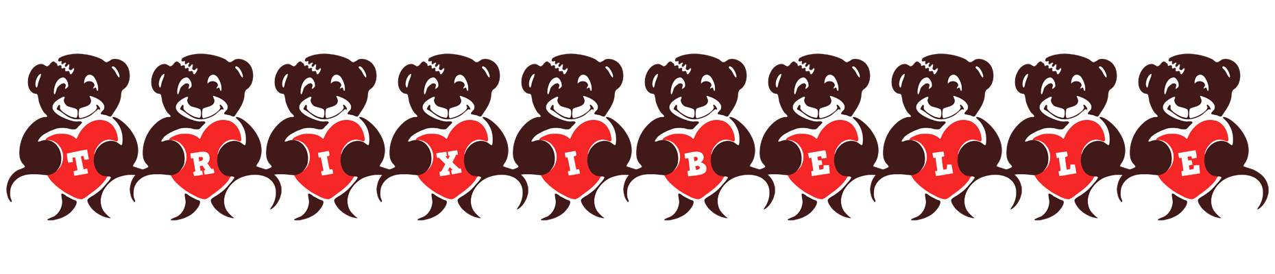 Trixibelle bear logo
