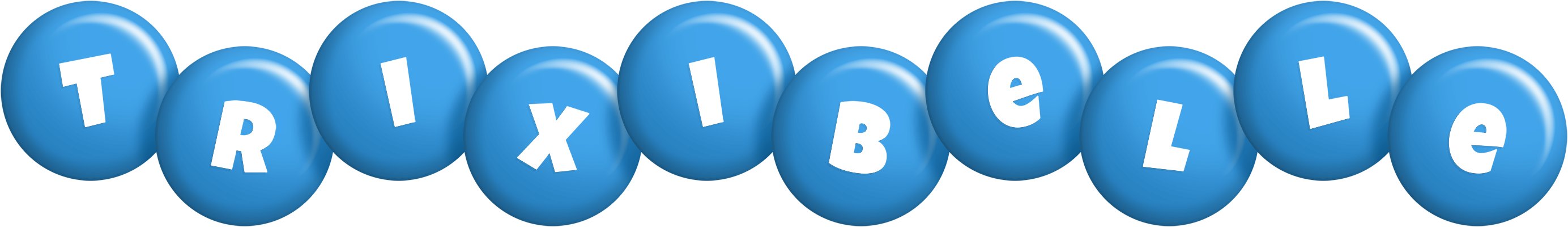 Trixibelle candy-blue logo