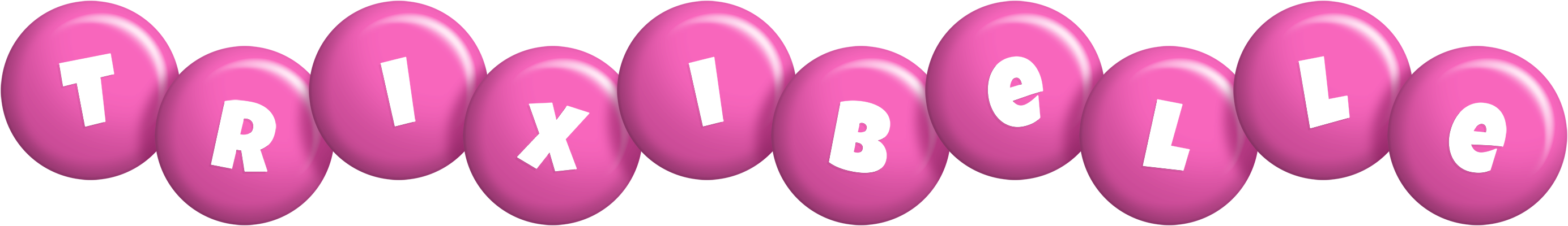 Trixibelle candy-pink logo