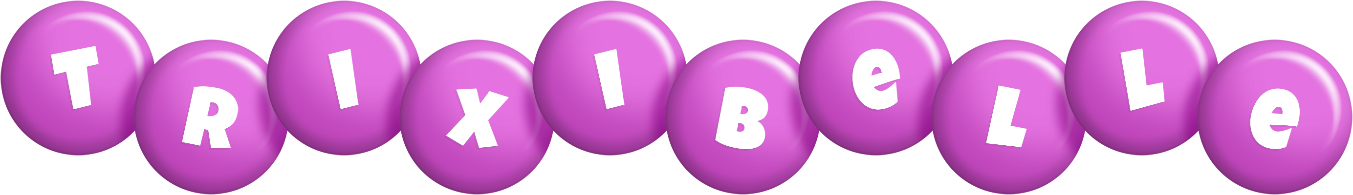 Trixibelle candy-purple logo