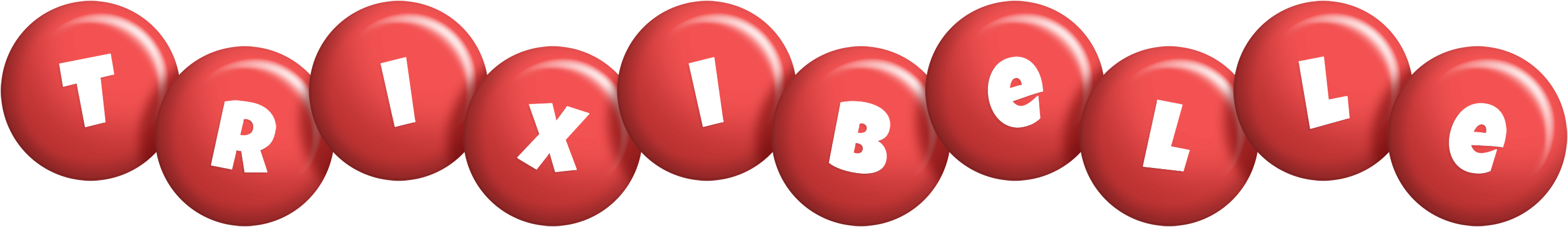 Trixibelle candy-red logo
