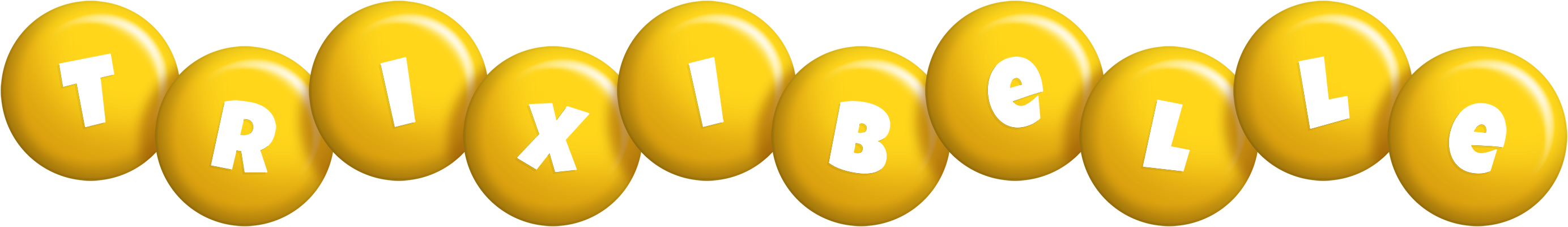Trixibelle candy-yellow logo