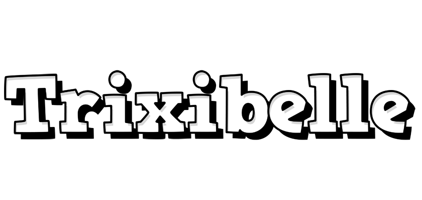Trixibelle snowing logo