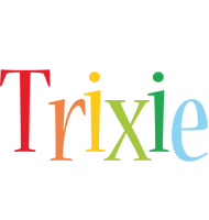 Trixie birthday logo