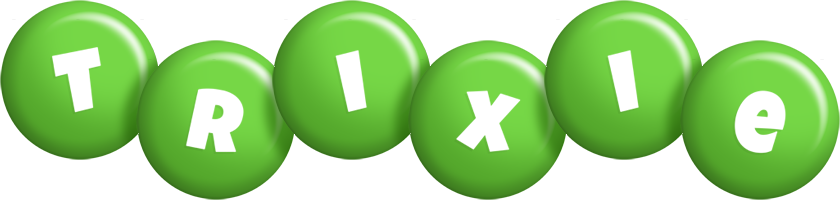 Trixie candy-green logo