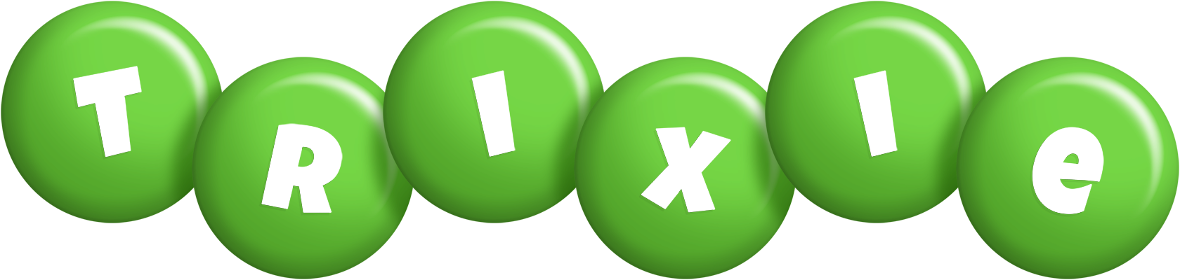 Trixie candy-green logo
