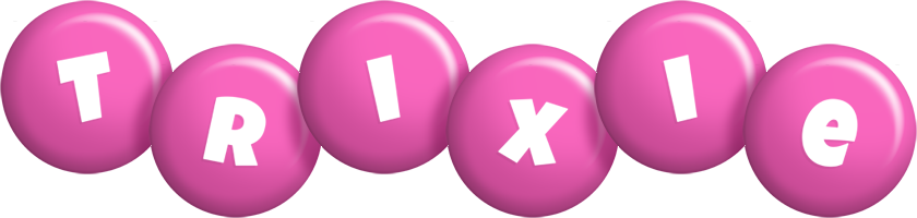 Trixie candy-pink logo