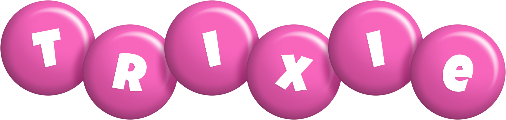 Trixie candy-pink logo