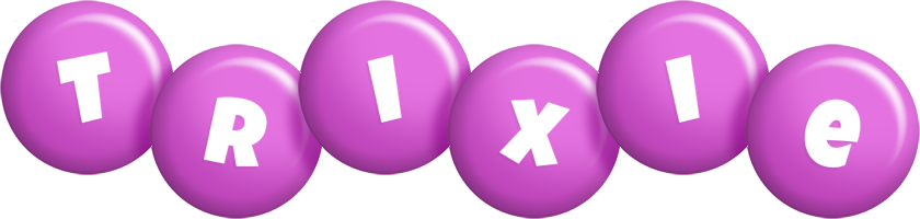 Trixie candy-purple logo