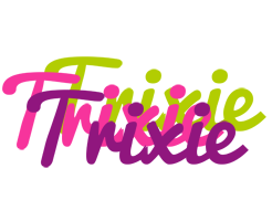 Trixie flowers logo