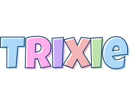 Trixie pastel logo