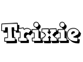 Trixie snowing logo