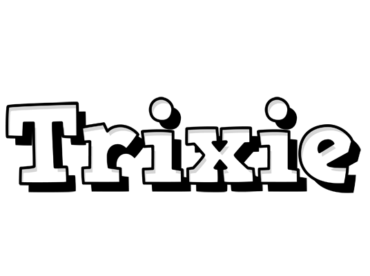 Trixie snowing logo