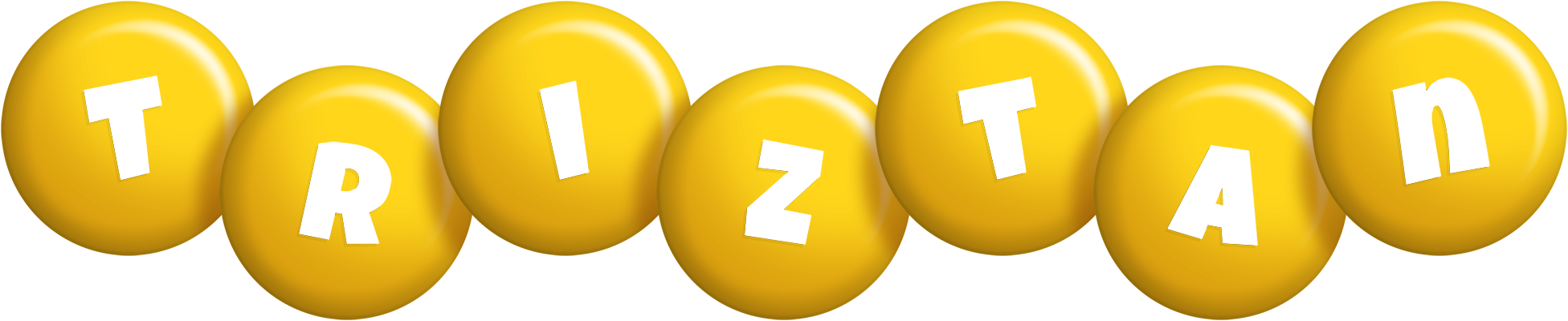 Triztan candy-yellow logo