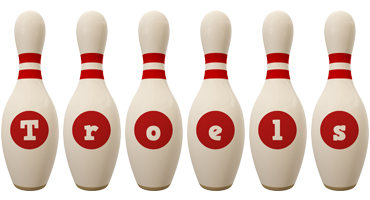 Troels bowling-pin logo