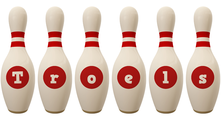 Troels bowling-pin logo