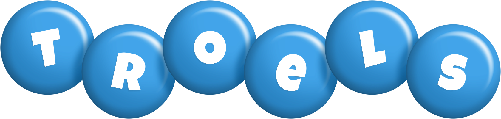 Troels candy-blue logo