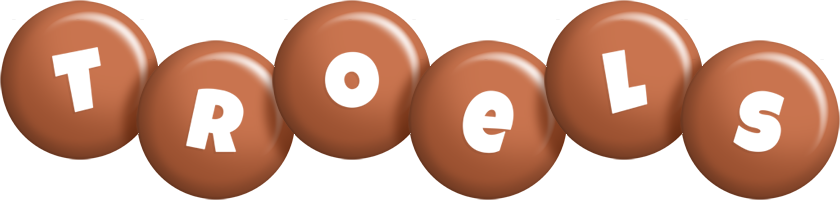 Troels candy-brown logo