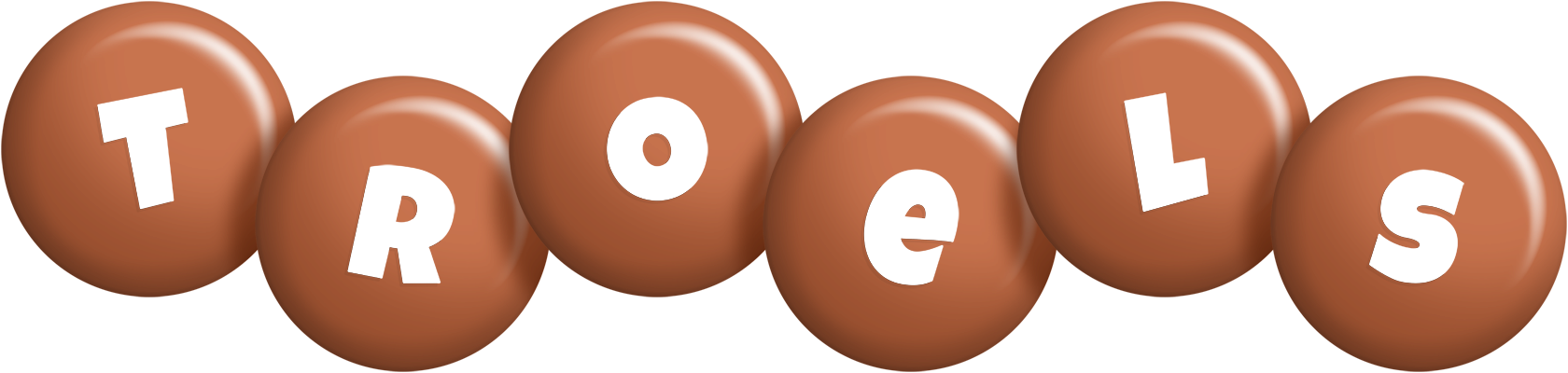 Troels candy-brown logo