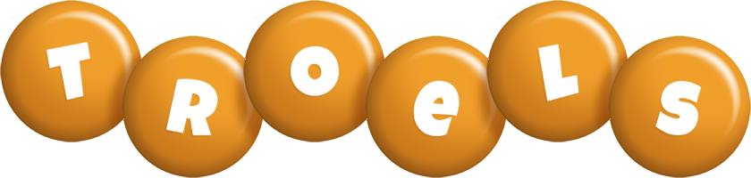 Troels candy-orange logo