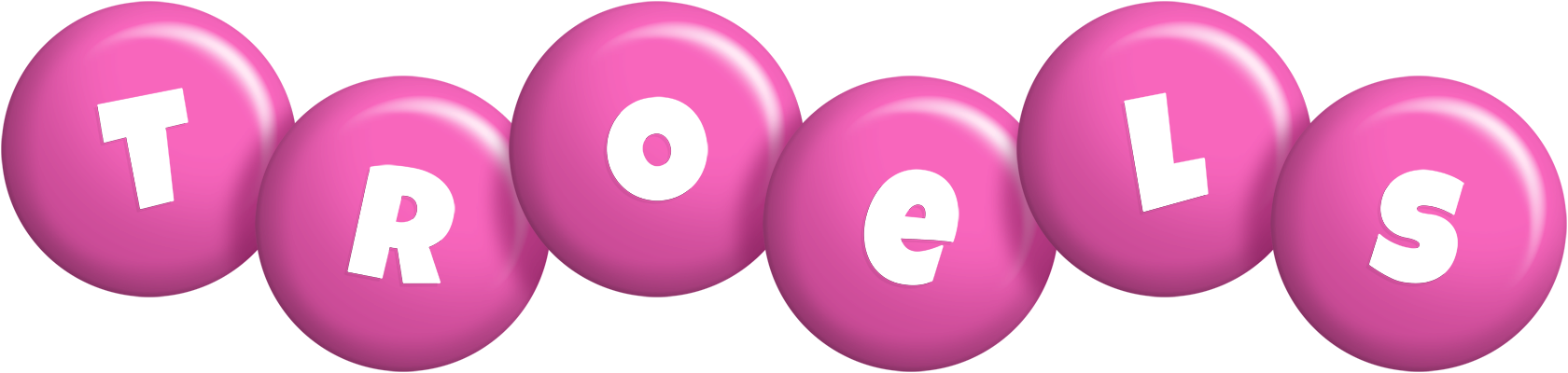 Troels candy-pink logo