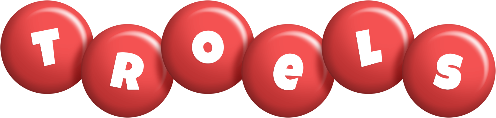 Troels candy-red logo