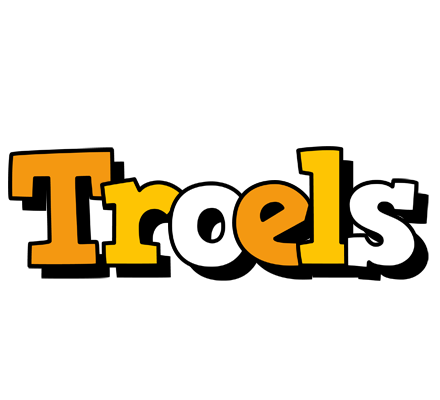 Troels cartoon logo
