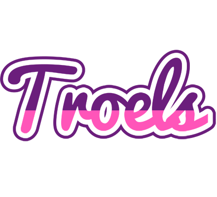 Troels cheerful logo