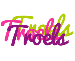 Troels flowers logo