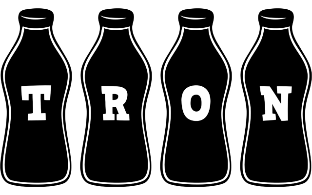 Tron bottle logo