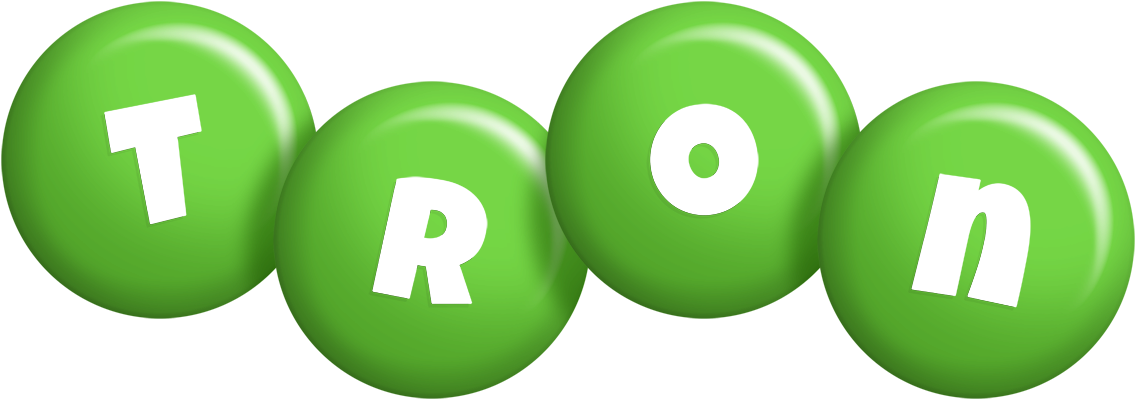Tron candy-green logo