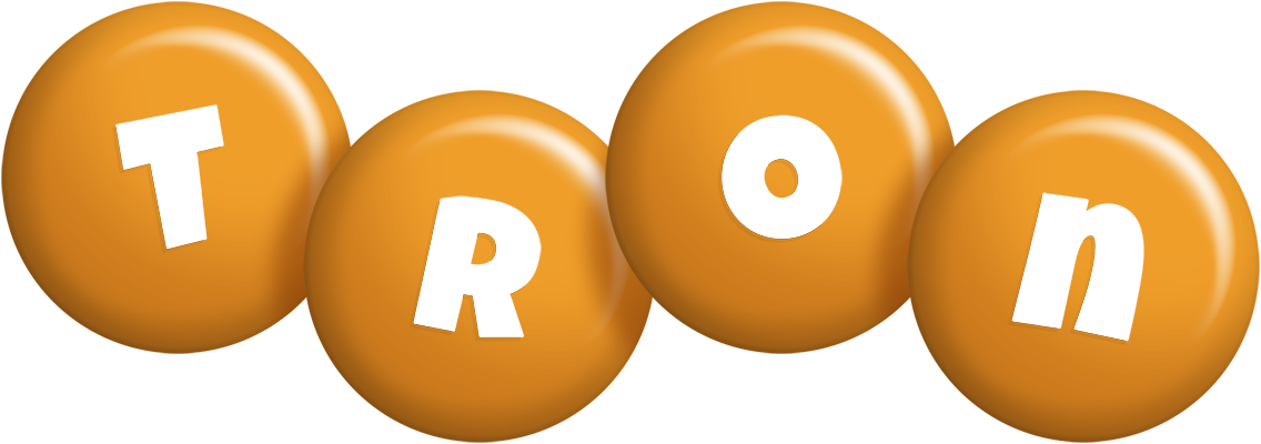 Tron candy-orange logo