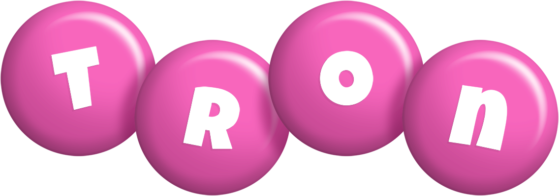 Tron candy-pink logo