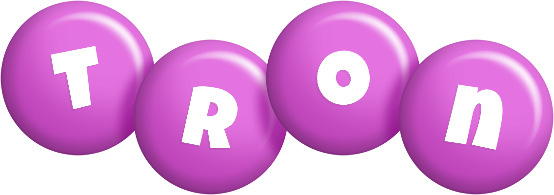 Tron candy-purple logo