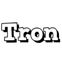 Tron snowing logo