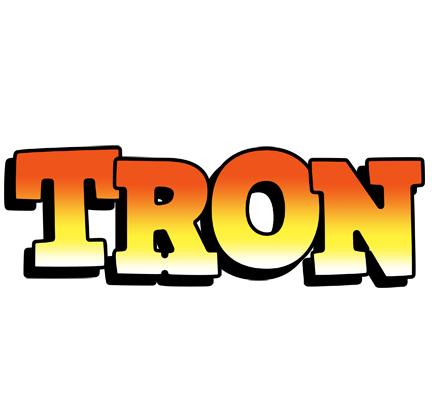 Tron sunset logo