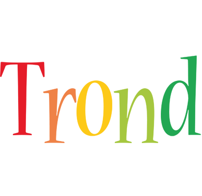 Trond birthday logo