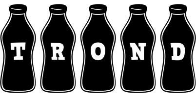 Trond bottle logo