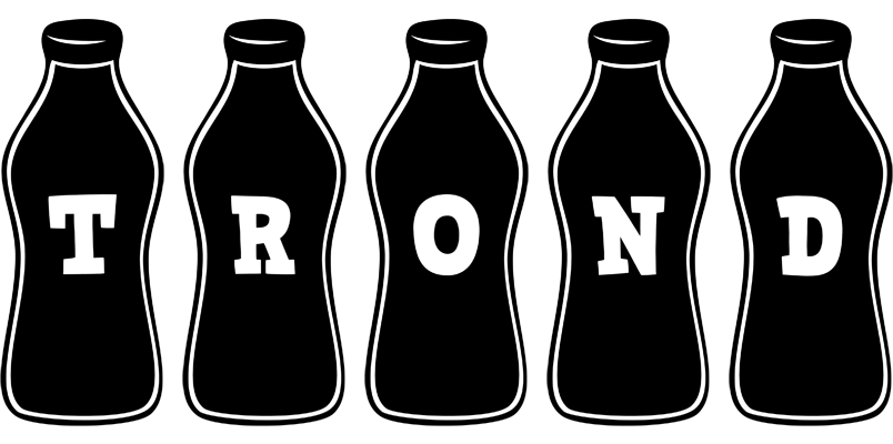 Trond bottle logo