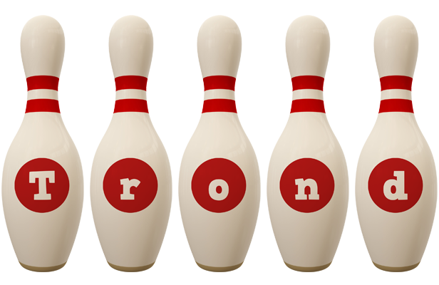 Trond bowling-pin logo