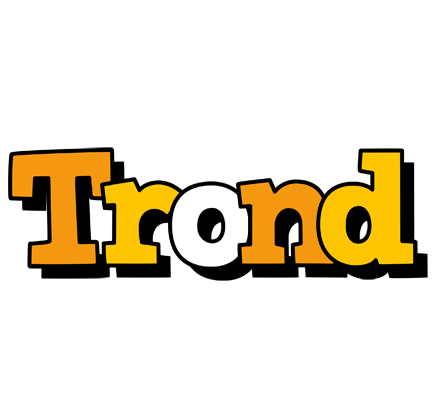 Trond cartoon logo