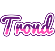 Trond cheerful logo