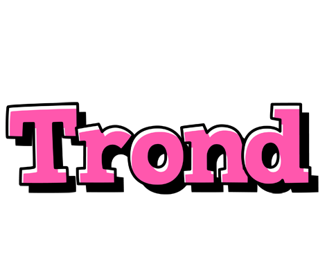 Trond girlish logo