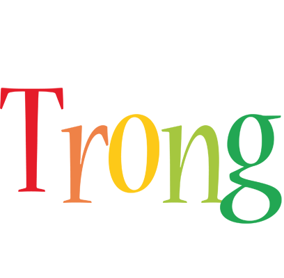 Trong birthday logo