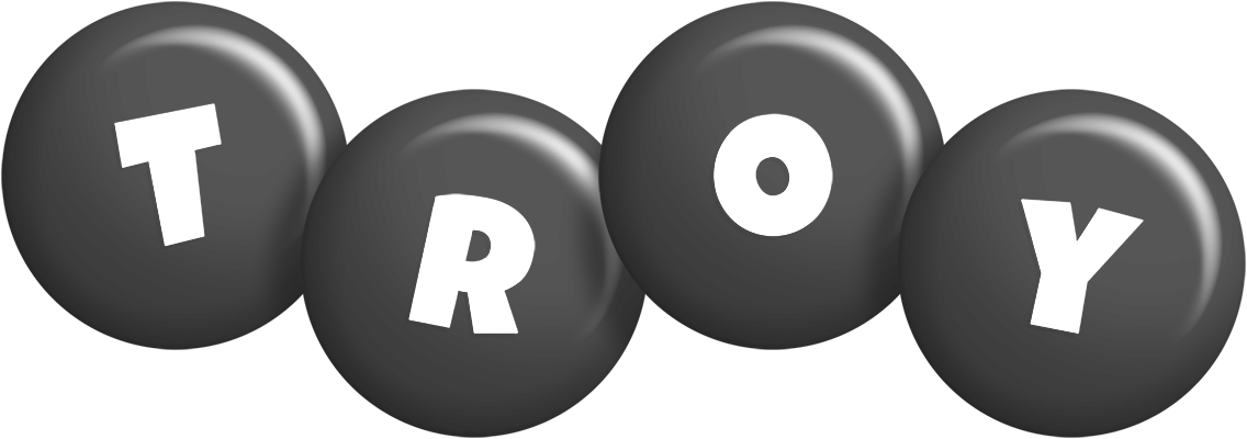 Troy candy-black logo