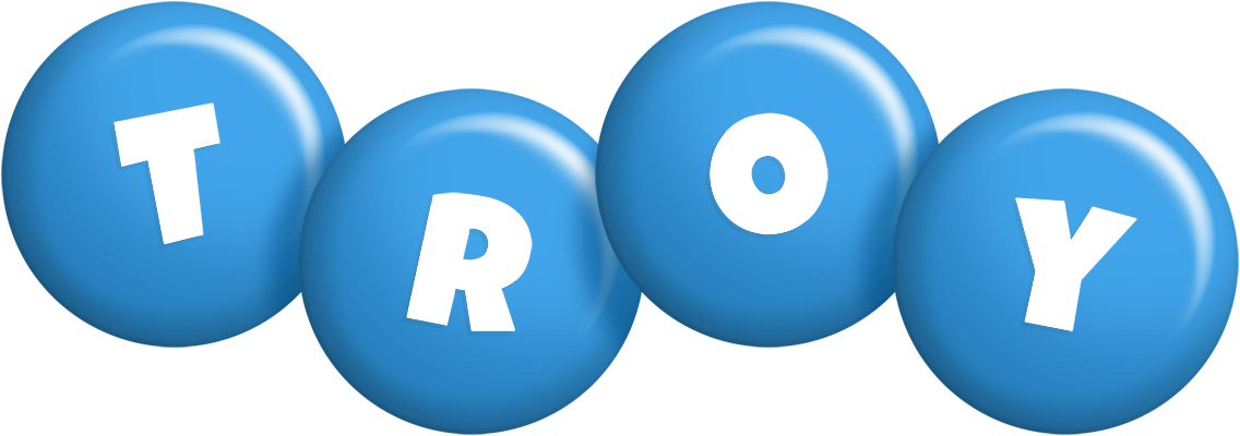 Troy candy-blue logo