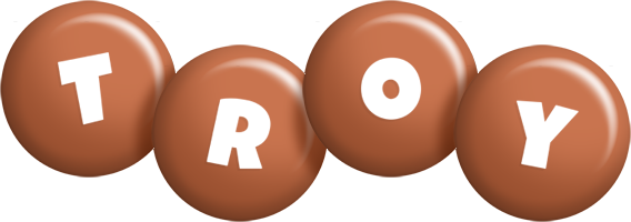 Troy candy-brown logo
