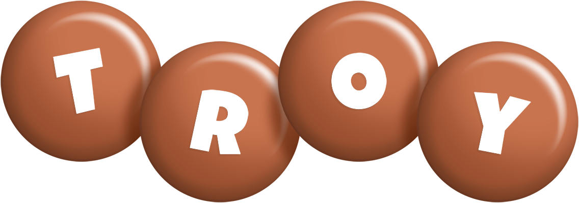 Troy candy-brown logo