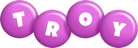 Troy candy-purple logo